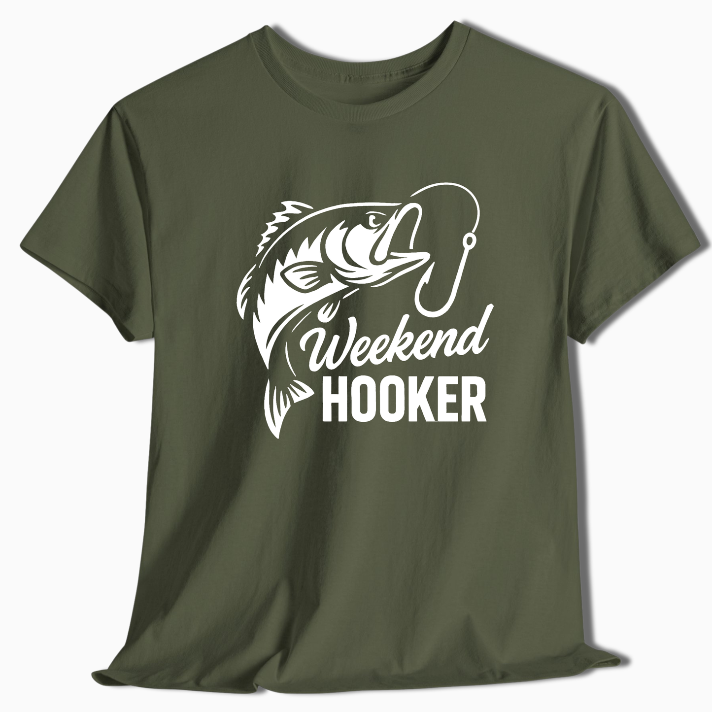 Weekend Hooker Fishing T-Shirt - t208a25