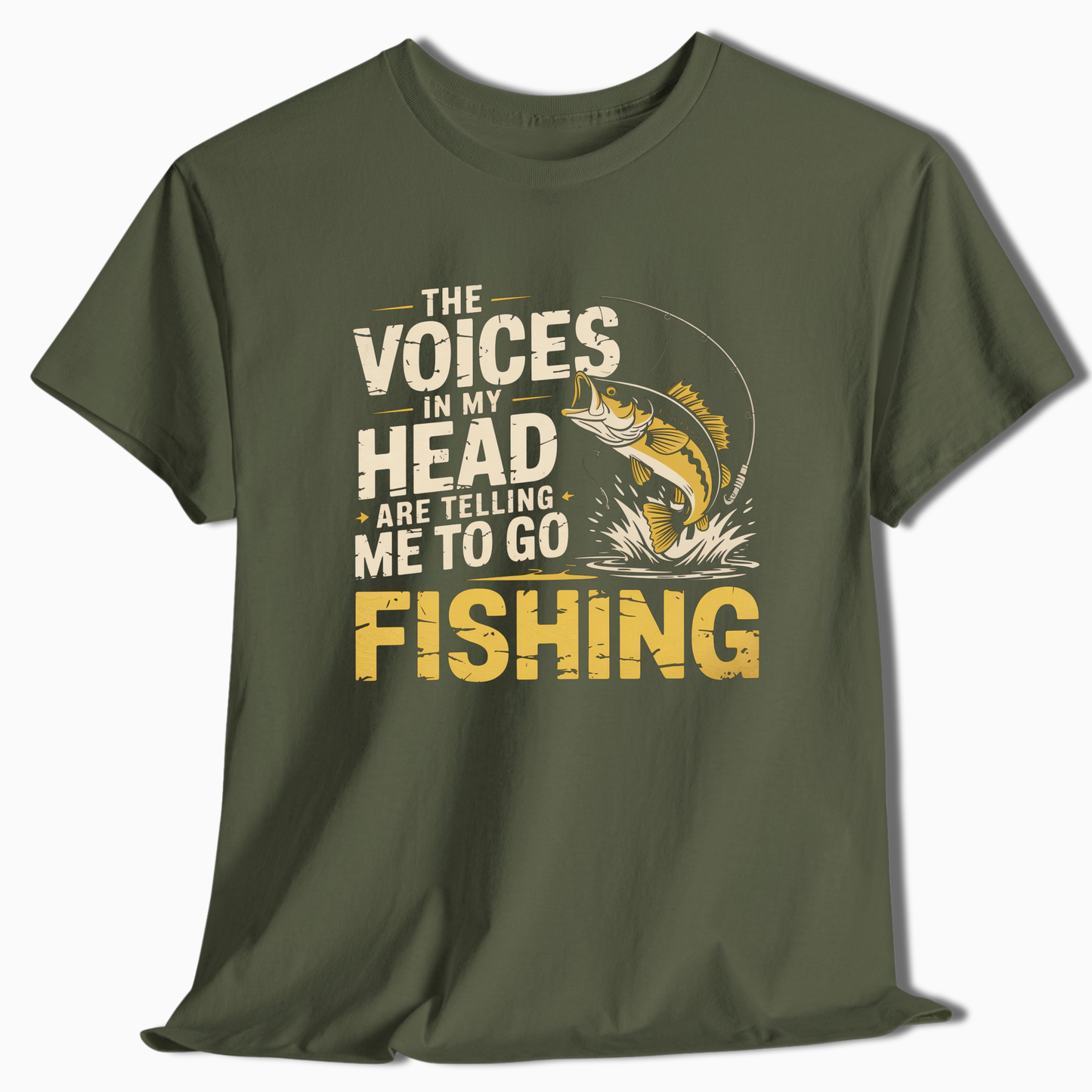 Voices In My Head Fishing T-Shirt - t212a25