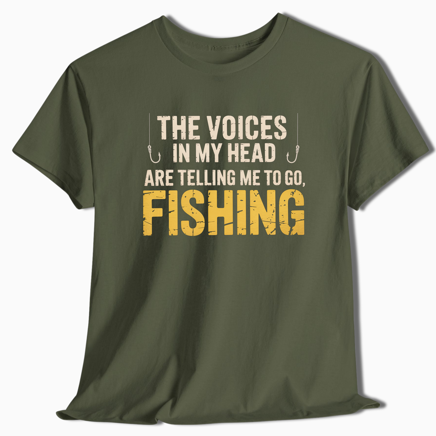 Voices In My Head Fishing T-Shirt - t216a25