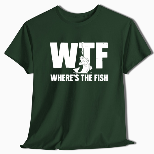 WTF Where's The Fish T-Shirt - t231a25