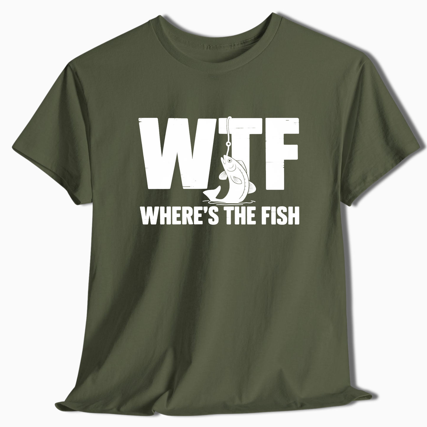 WTF Where's The Fish T-Shirt - t231a25