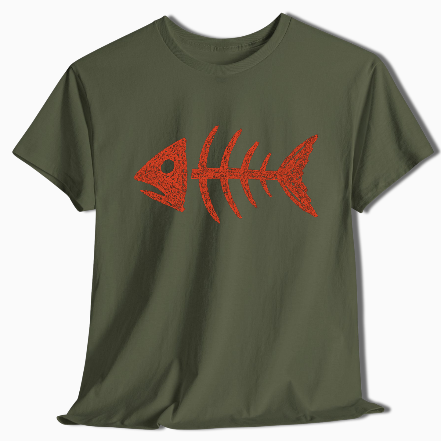 Fish Bone Graphic T-Shirt - t237a25