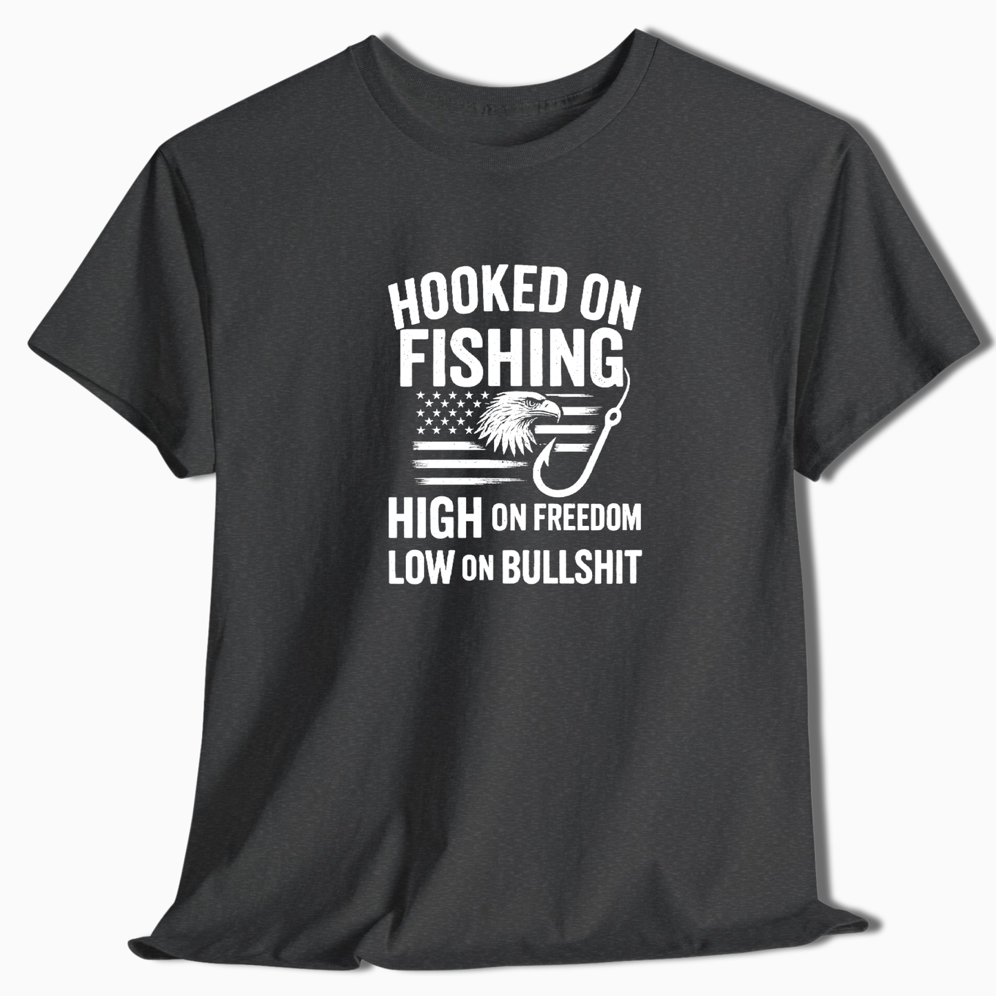 Hooked On Fishing T-Shirt - t239a25