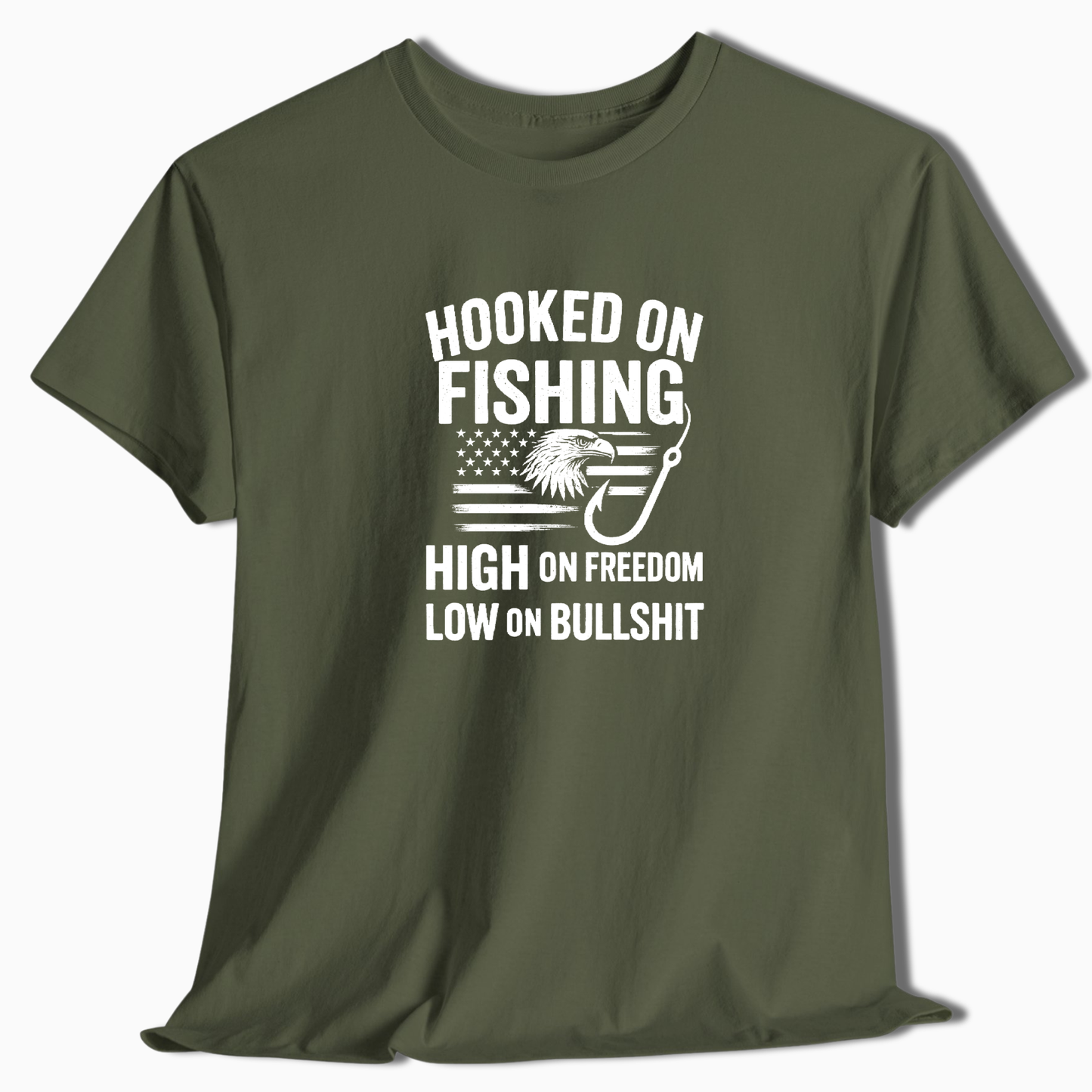 Hooked On Fishing T-Shirt - t239a25