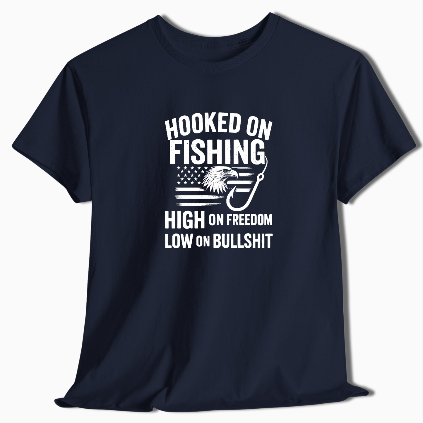 Hooked On Fishing T-Shirt - t239a25