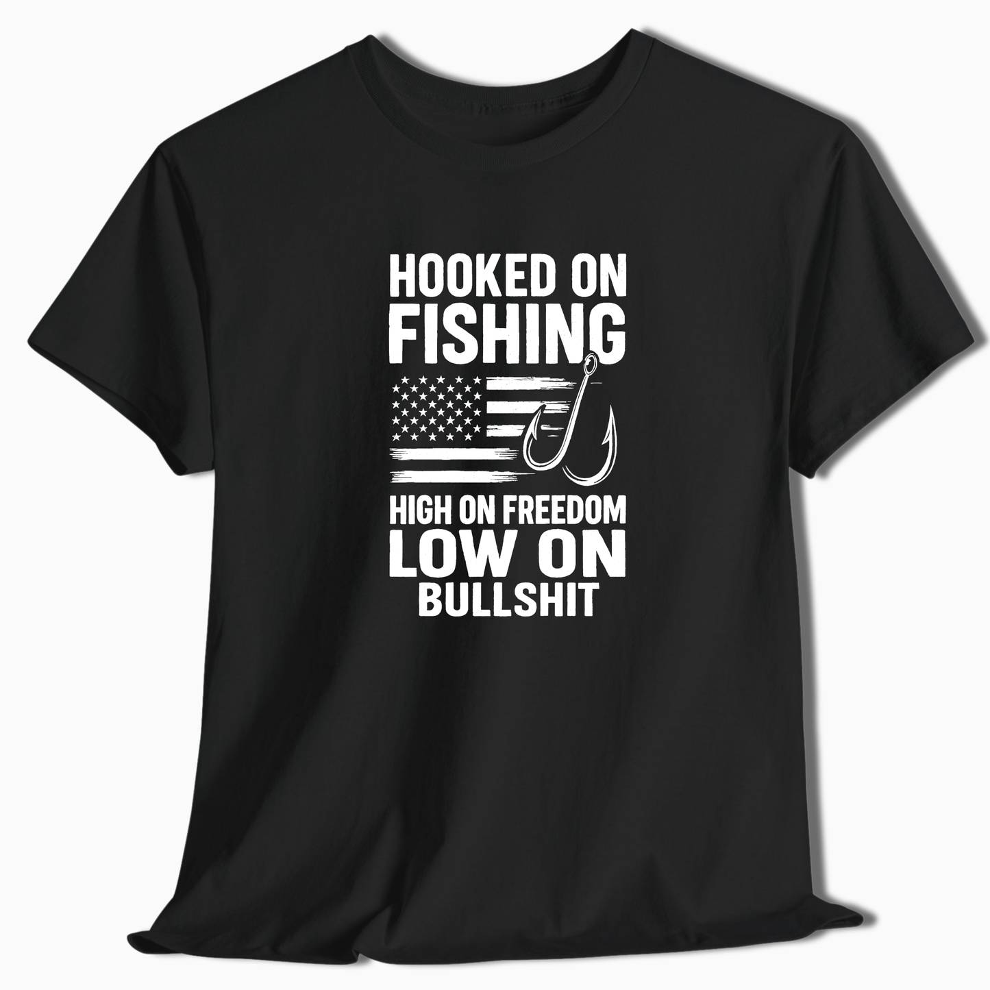 Hooked On Fishing T-Shirt - t241a25