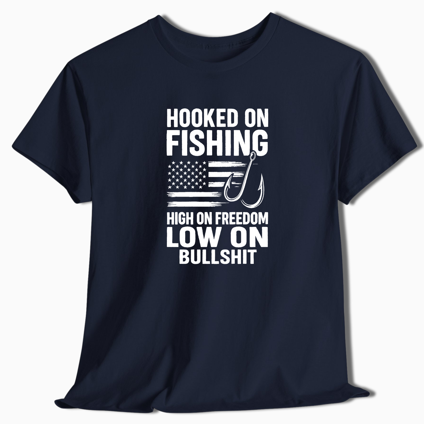 Hooked On Fishing T-Shirt - t241a25