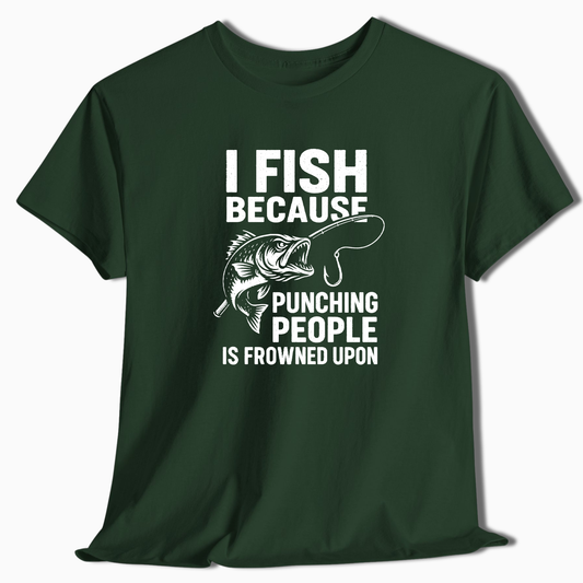 I Fish Graphic T-Shirt - t242a25