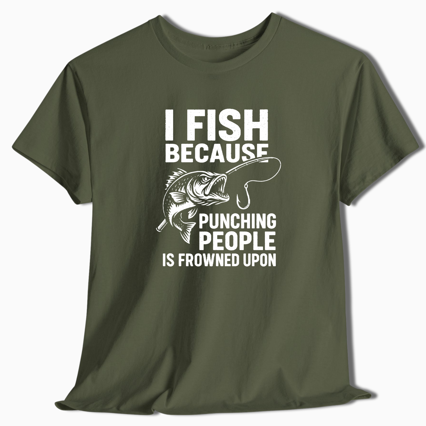 I Fish Graphic T-Shirt - t242a25