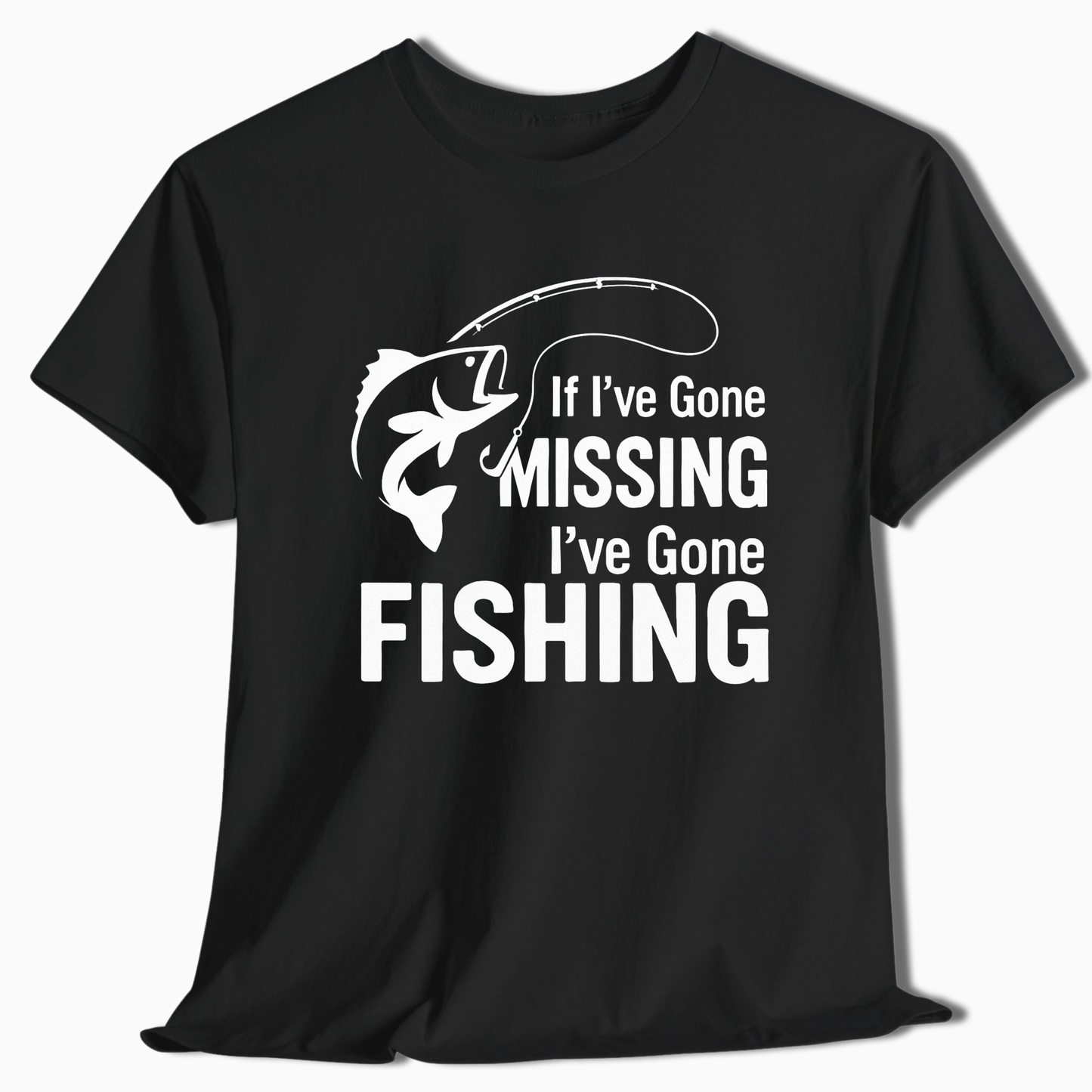 I've Gone Fishing T-Shirt - t244a25