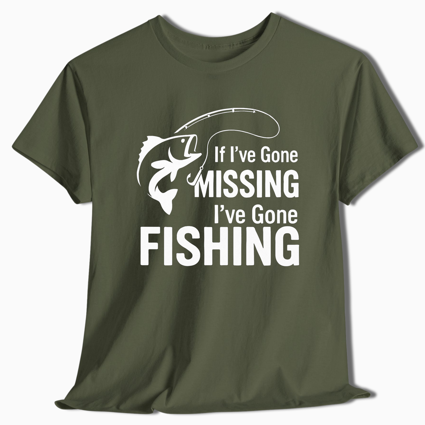 I've Gone Fishing T-Shirt - t244a25