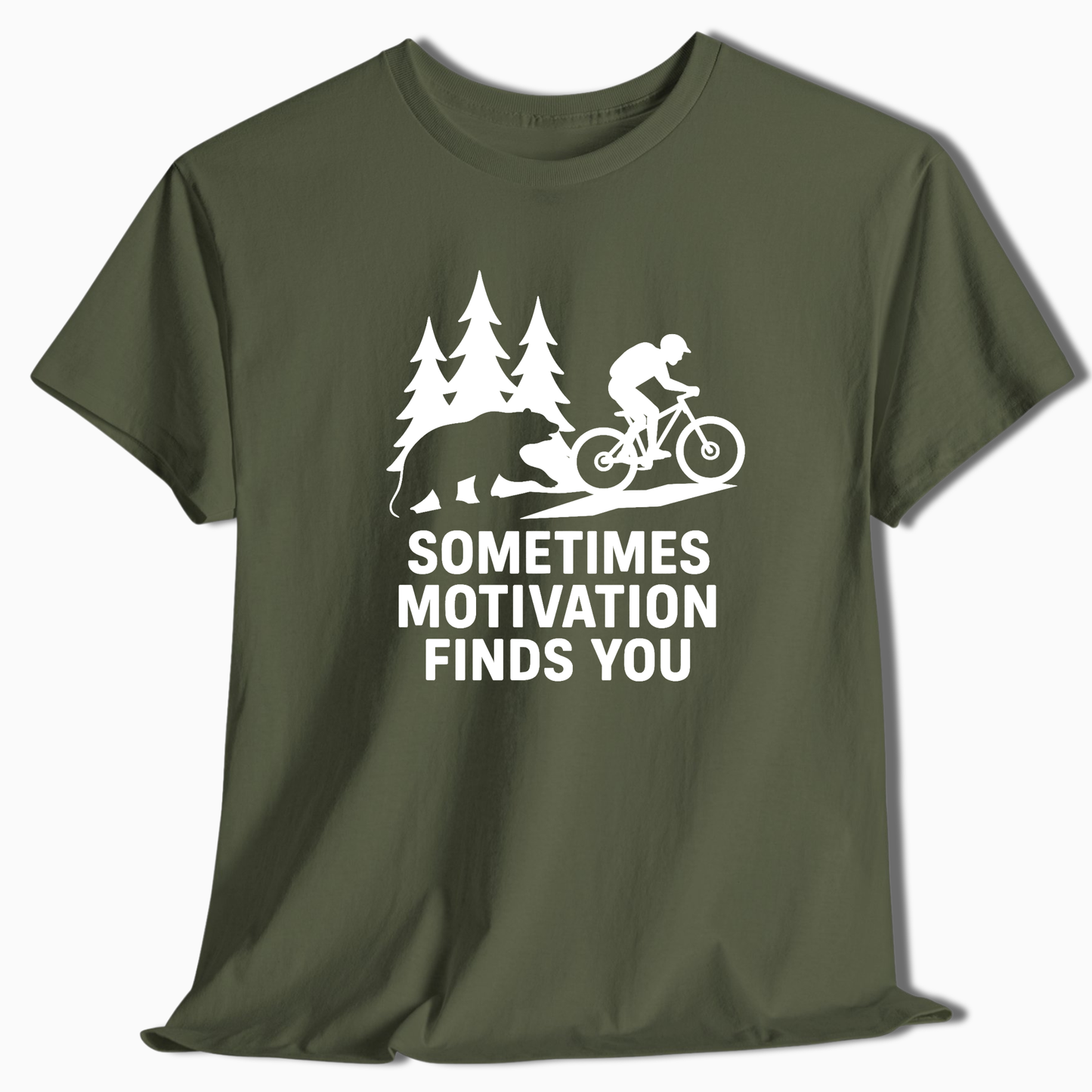Sometimes Motivation Finds You T-Shirt - t266a25