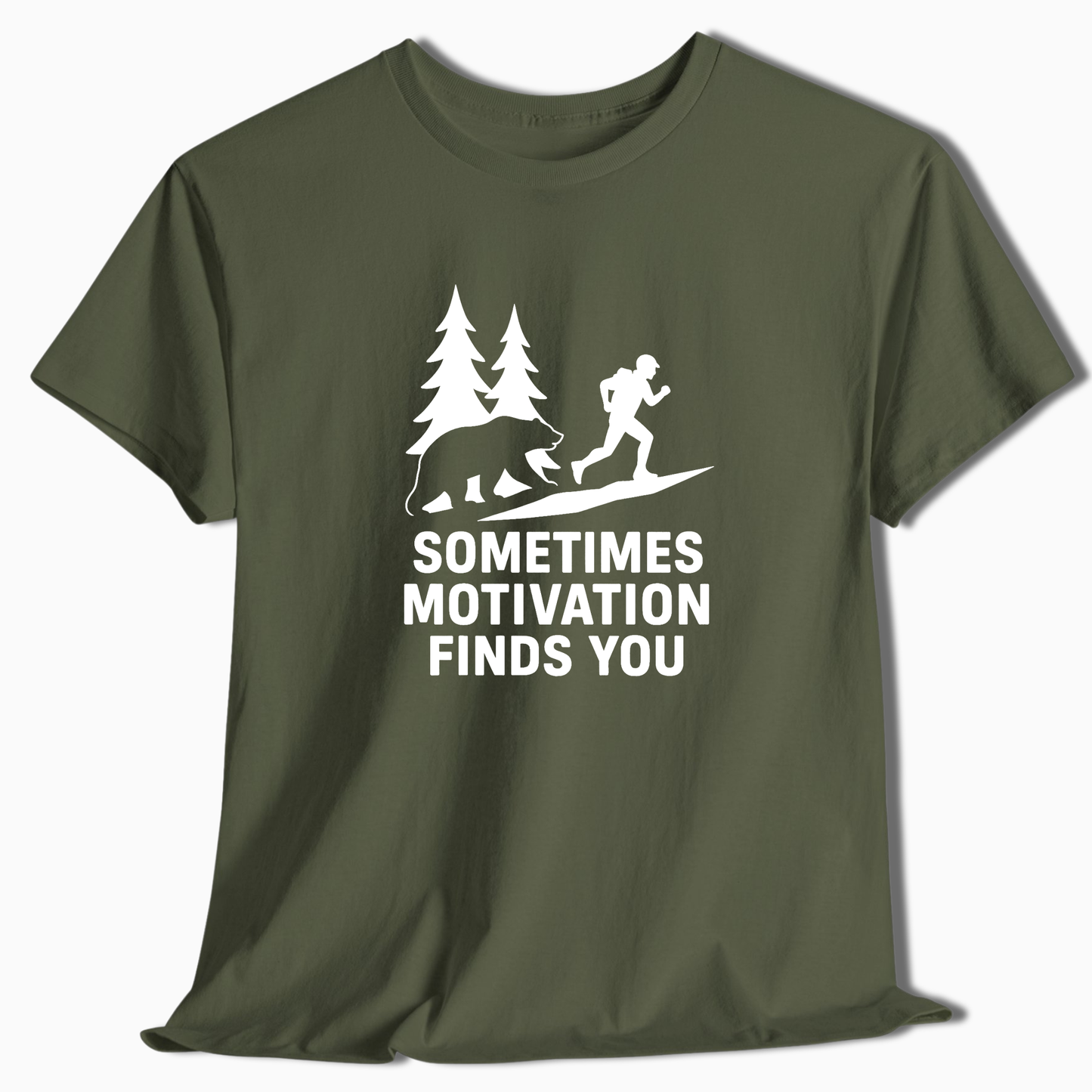 Sometimes Motivation Finds You T-Shirt - t267a25