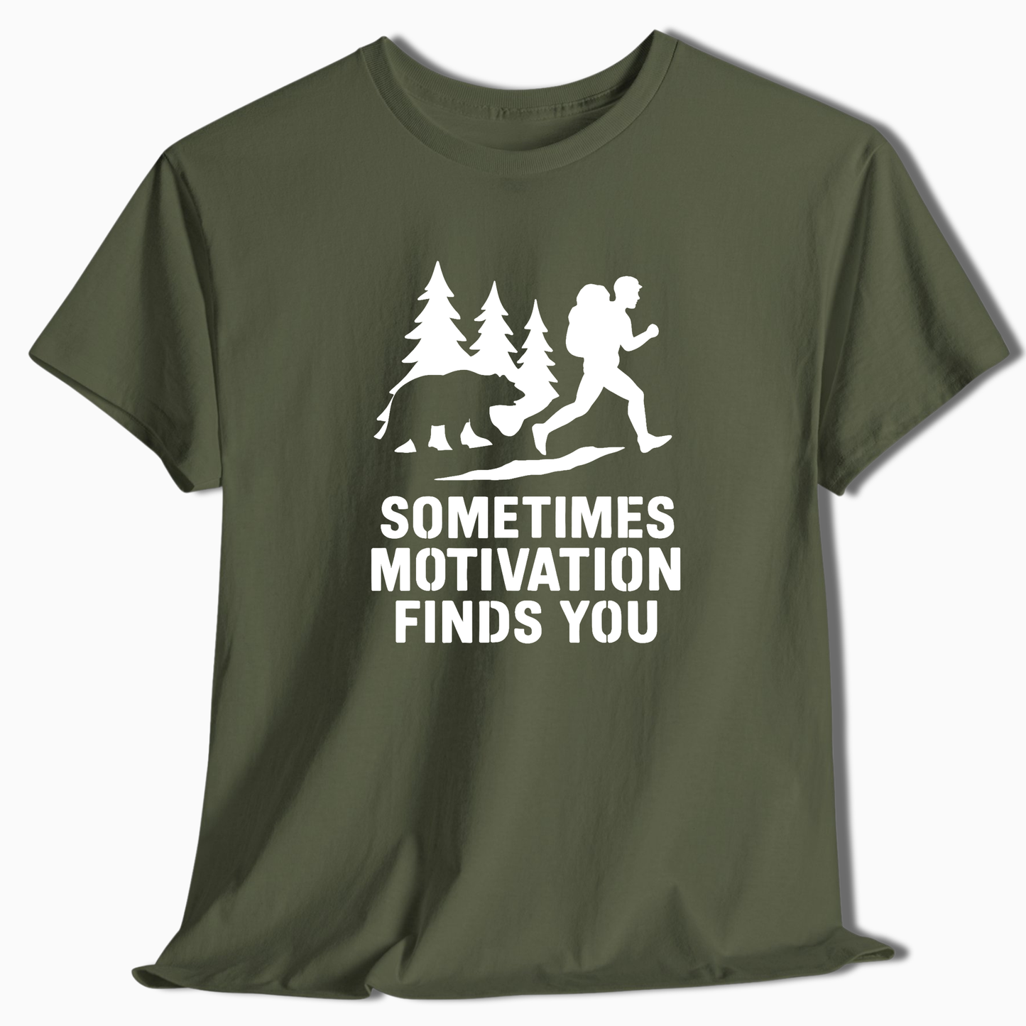Sometimes Motivation Finds You T-Shirt - t270a25