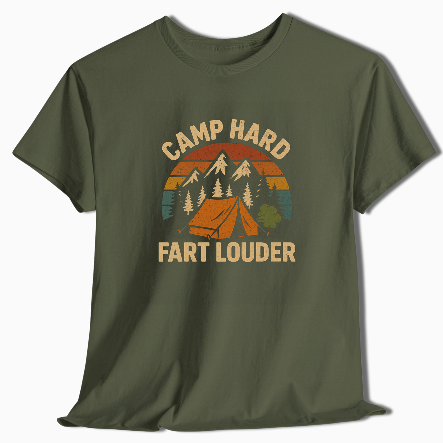 Camp Hard Fart Louder T-Shirt - t273a25