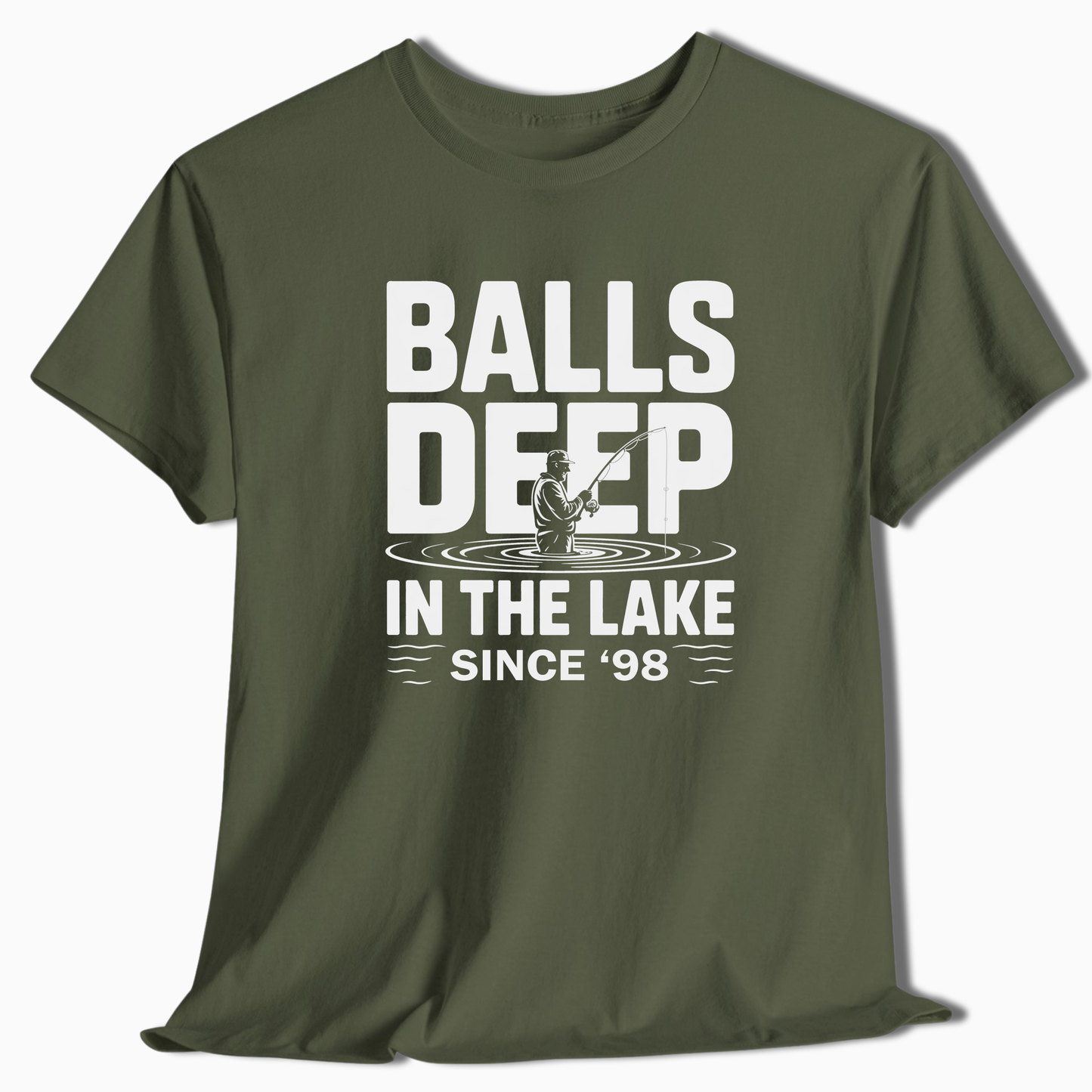 Balls Deep in the Lake Since 'Year T-Shirt - t274a25