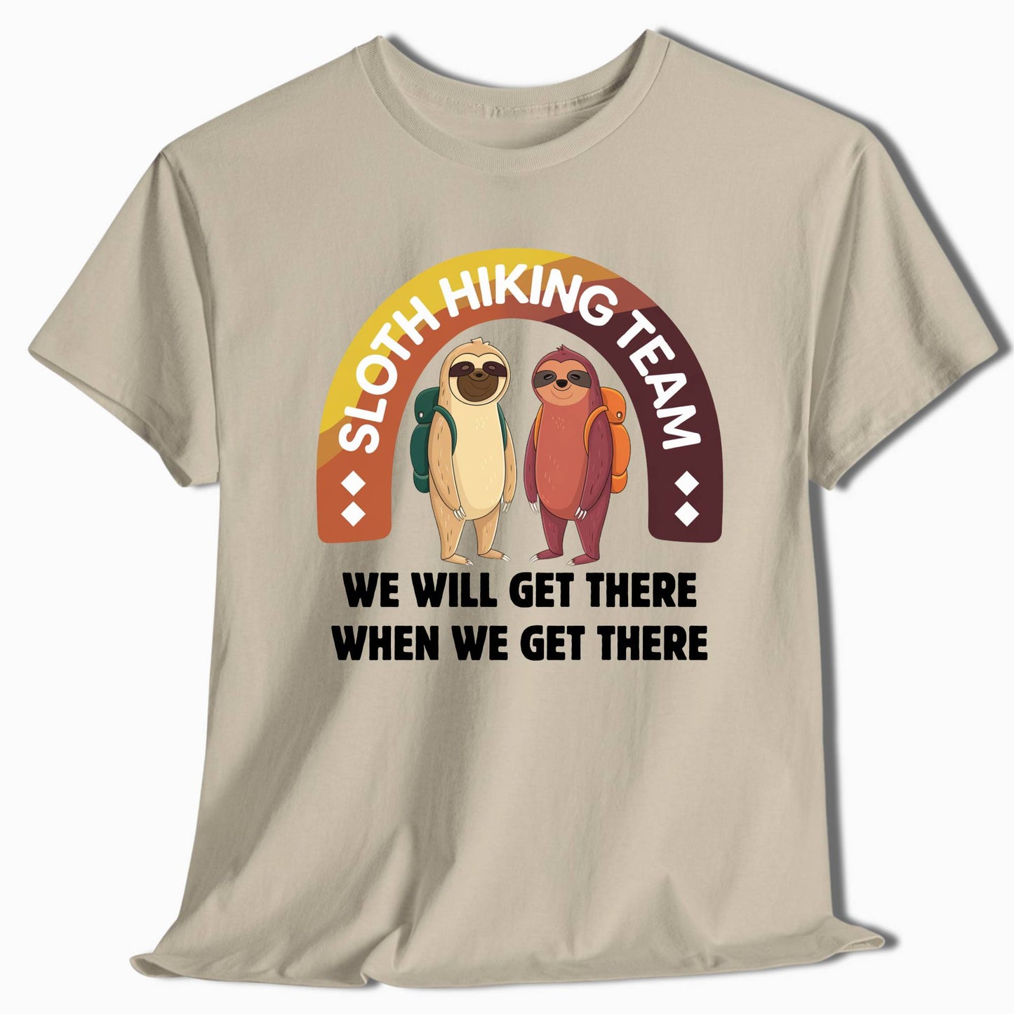 Hiking T-Shirt - Sloth Hiking Team - t2a25