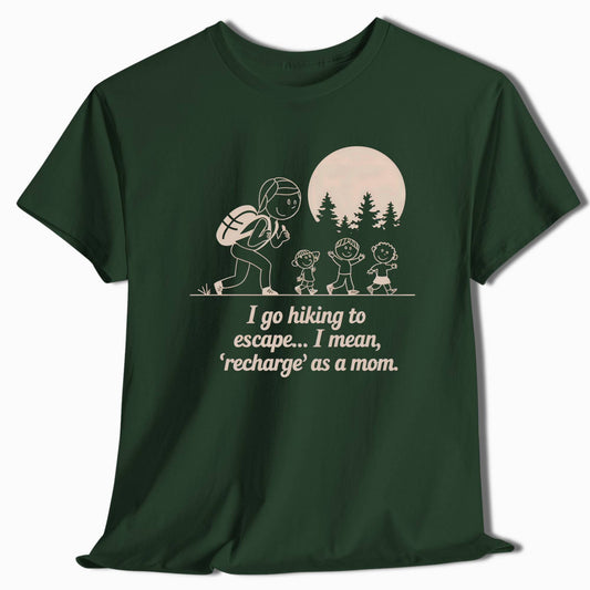 Hiking Mom Recharge T-Shirt - t45a25