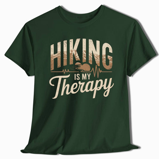 Hiking Is My Therapy T-Shirt - t51a25
