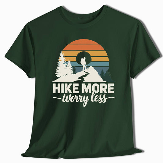 Hike More Worry Less T-Shirt - t57a25