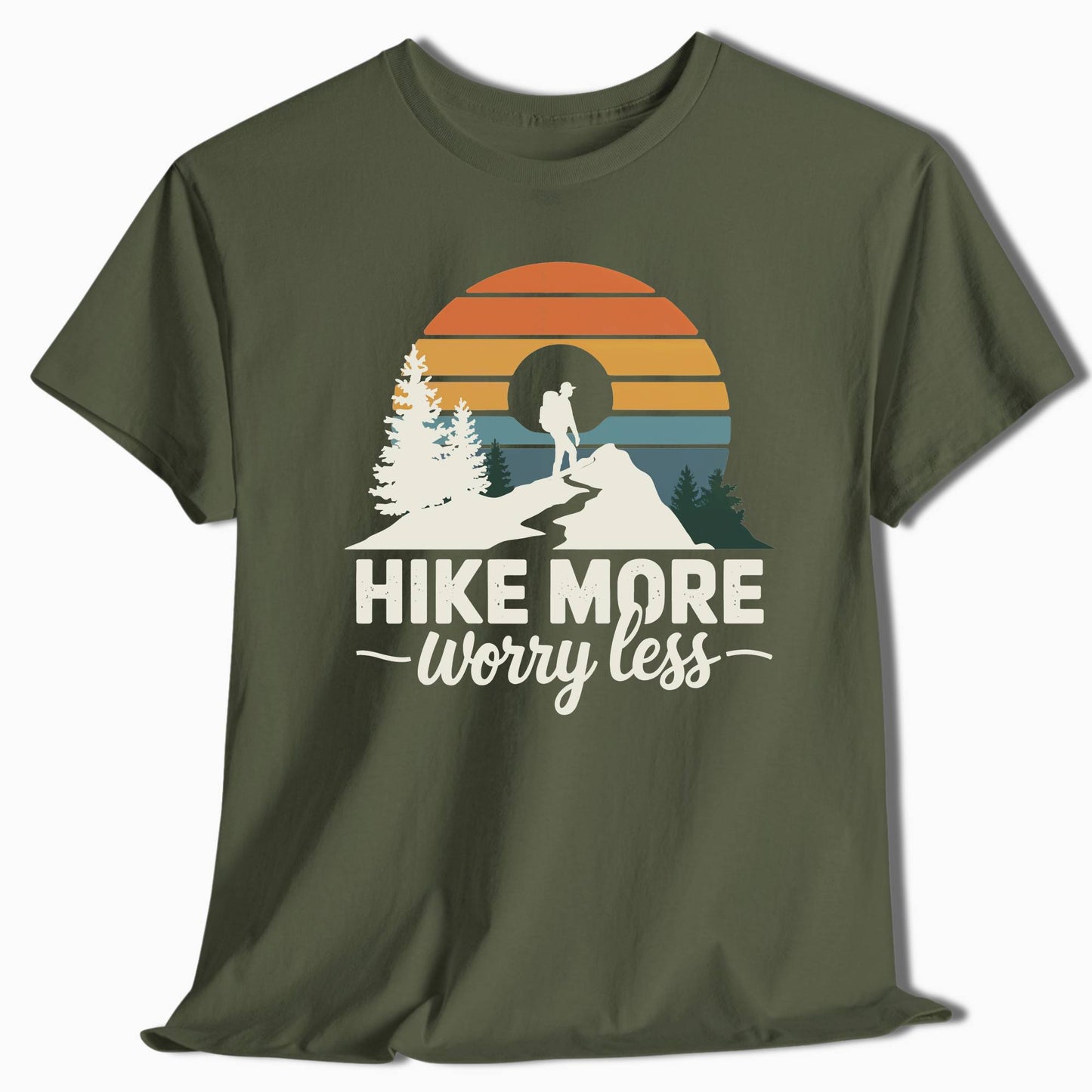 Hike More Worry Less T-Shirt - t57a25