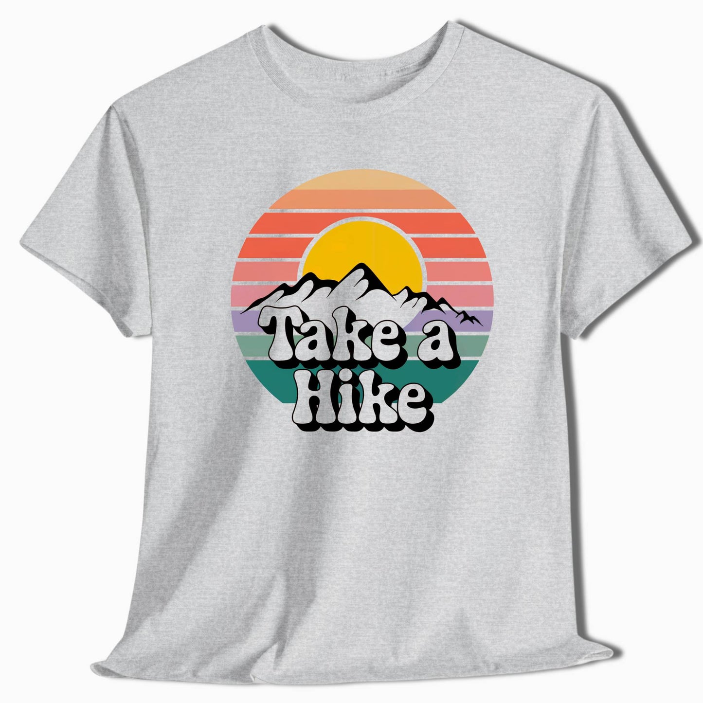 Take a Hike Retro Sunset T-Shirt - t61a25