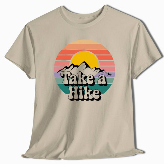 Take a Hike Retro Sunset T-Shirt - t61a25