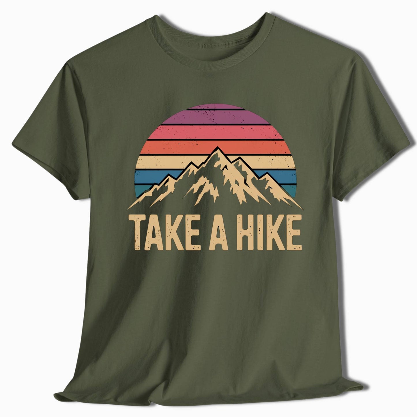 Take a Hike Retro Mountain T-Shirt - t62a25