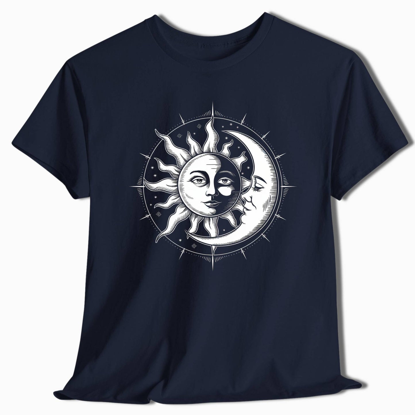 Celestial T-Shirt Sun and Moon - t63a25