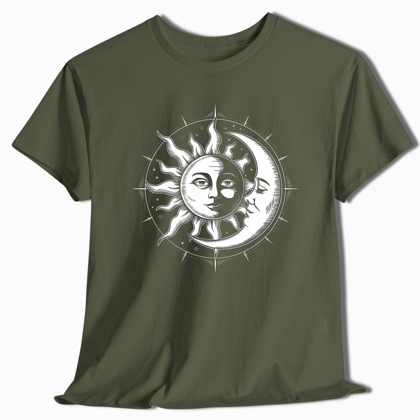Celestial T-Shirt Sun and Moon - t63a25