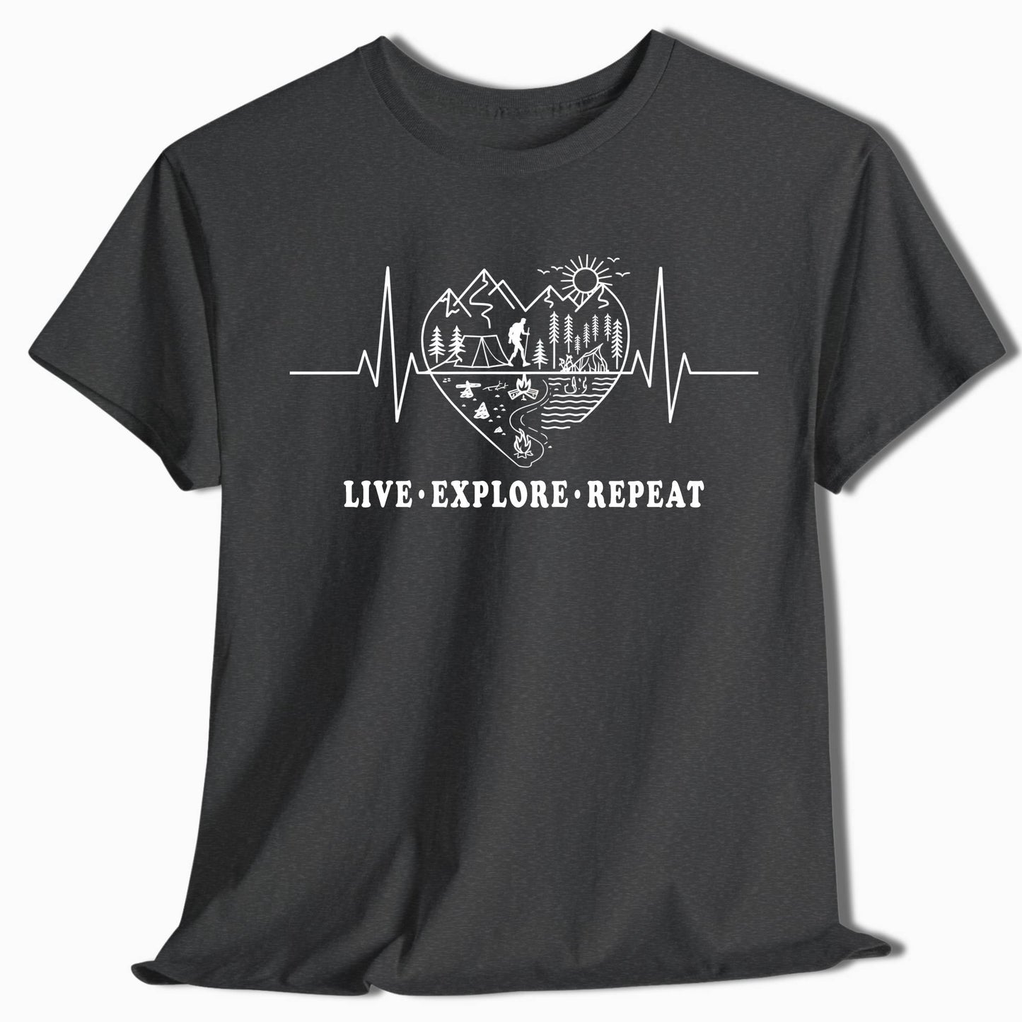 Live Explore Repeat Adventure T-Shirt - t64a25