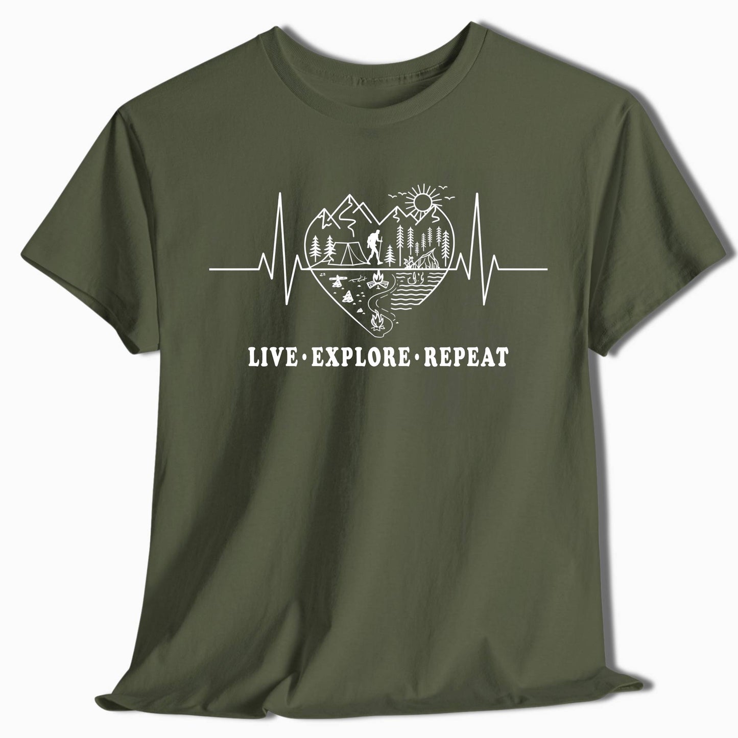 Live Explore Repeat Adventure T-Shirt - t64a25