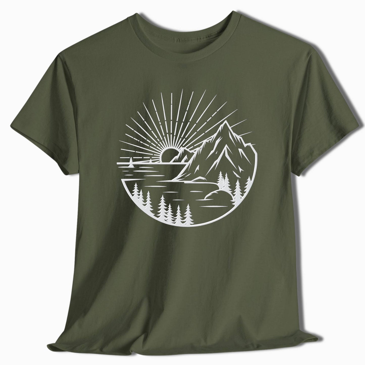 Mountain Sunset Adventure T-Shirt - t66a25