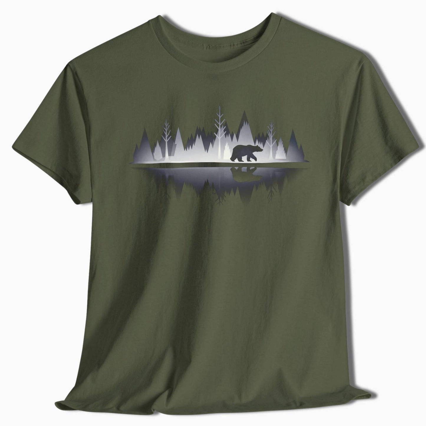 Bear Reflection Wilderness T-Shirt - t67a25