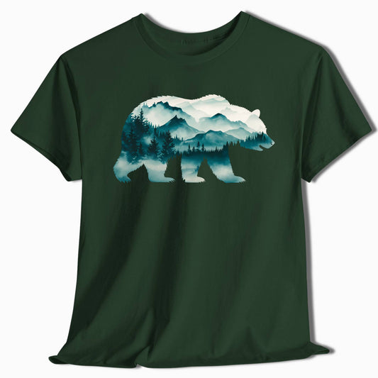 Mountain Bear Nature T-Shirt - t73a25