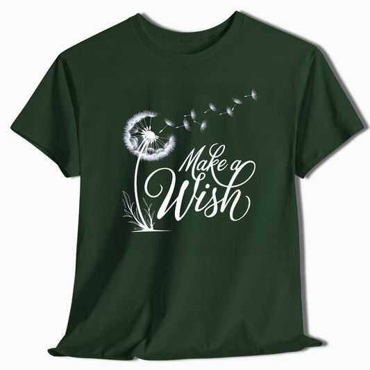 Dandelion T-Shirt Make a Wish - t78a25