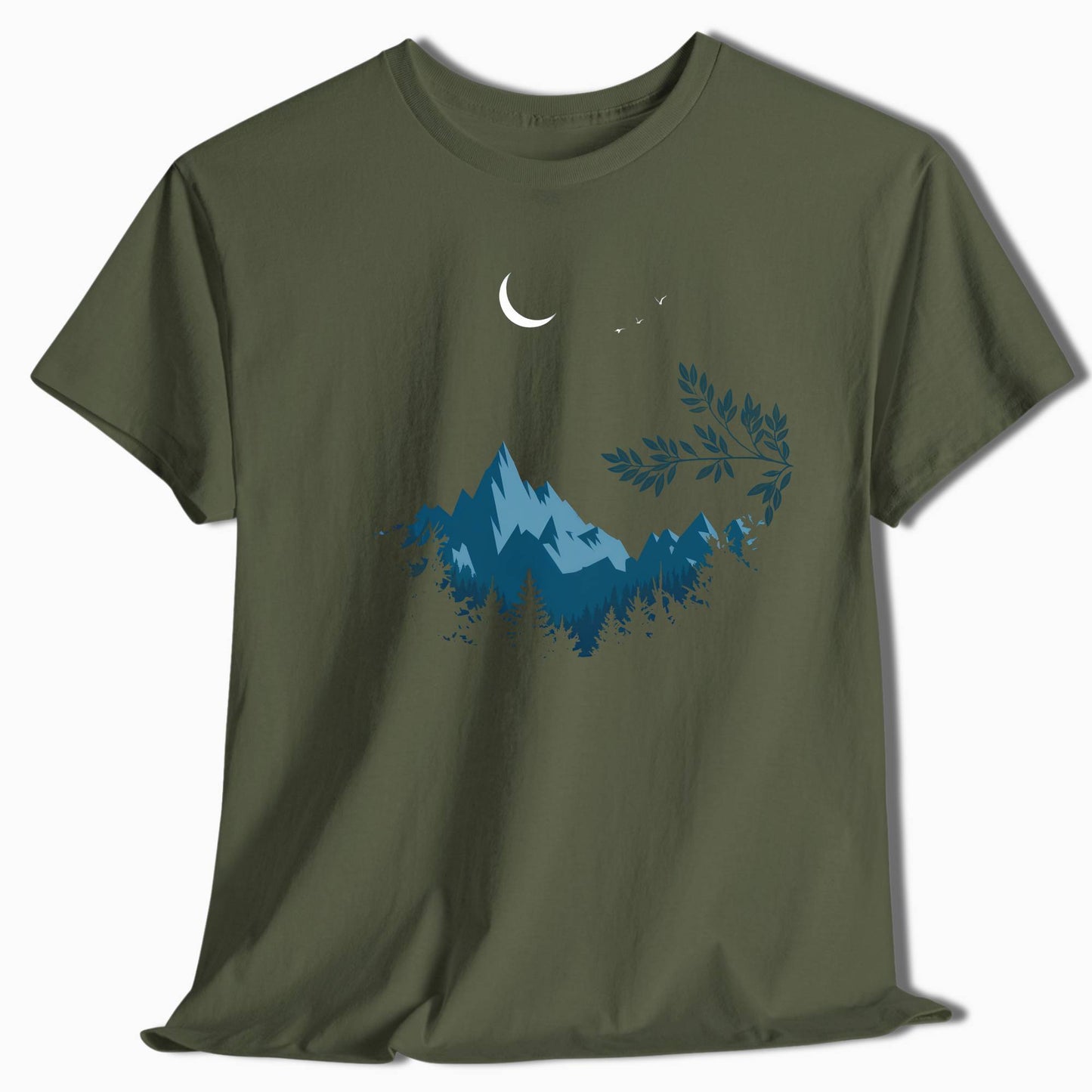 Mountain Night Wilderness T-Shirt - t84a25