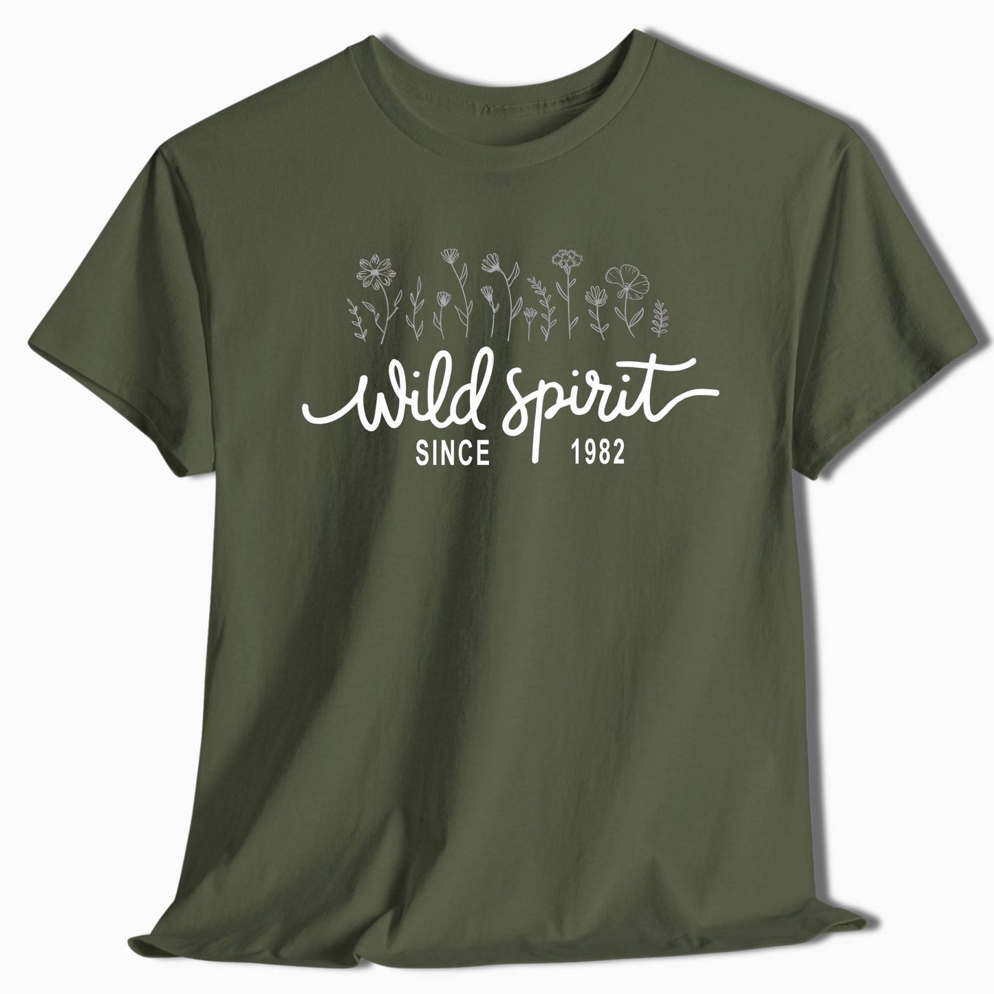 Personalized Hiking T-Shirt Wild Spirit Custom Birth Year - t86a25