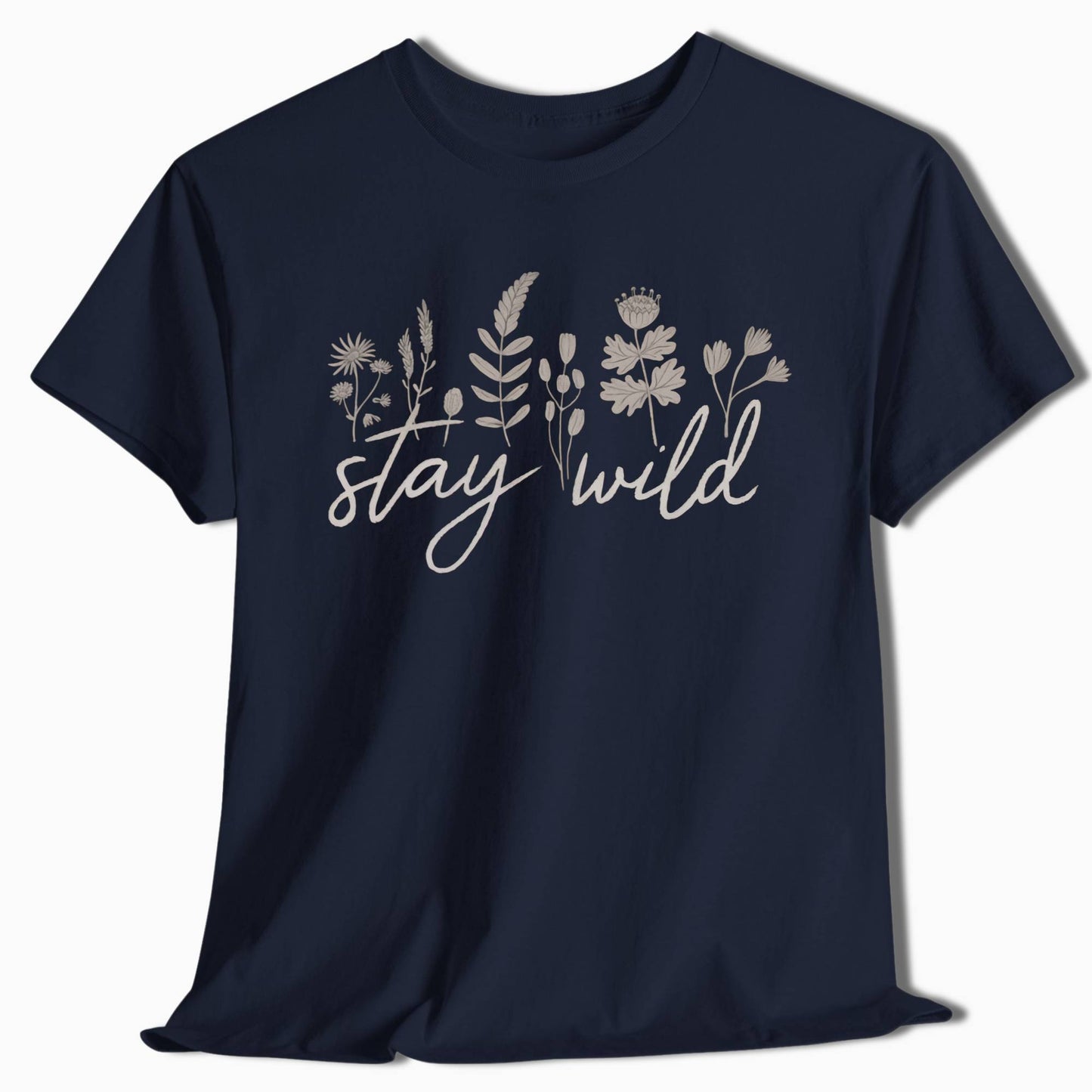 Floral T-Shirt Stay Wild - t87a25