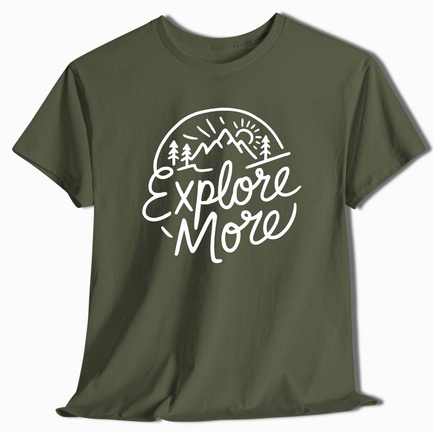 Adventure T-Shirt Explore More Mountain - t90a25