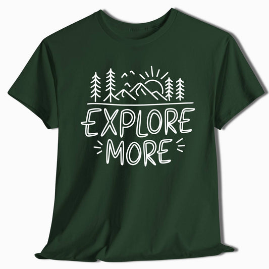 Adventure T-Shirt Explore More Outdoor - t91a25