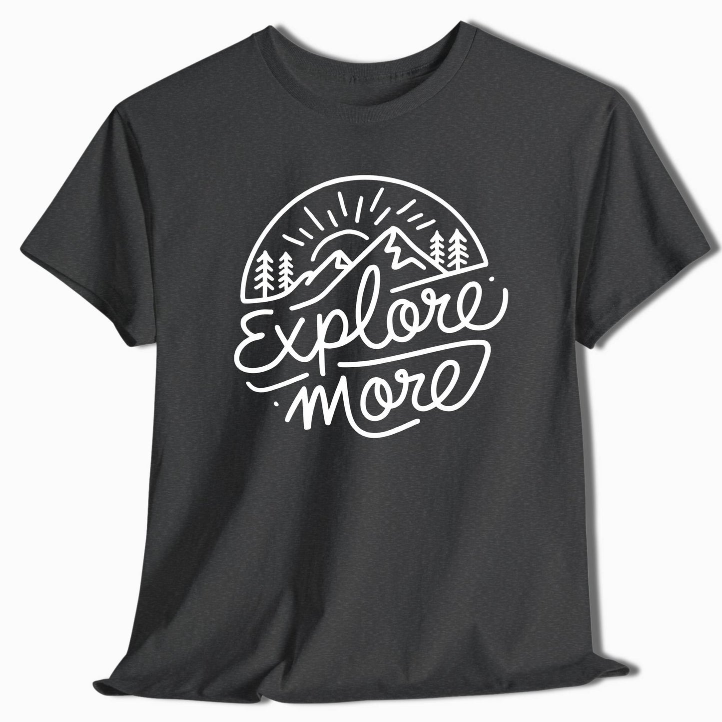 Adventure T-Shirt Explore More Mountain - t92a25