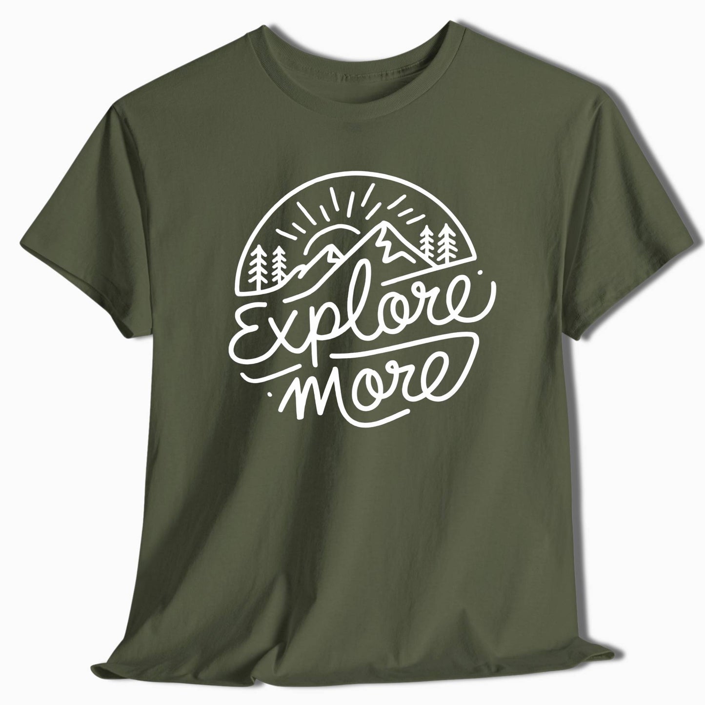Adventure T-Shirt Explore More Mountain - t92a25