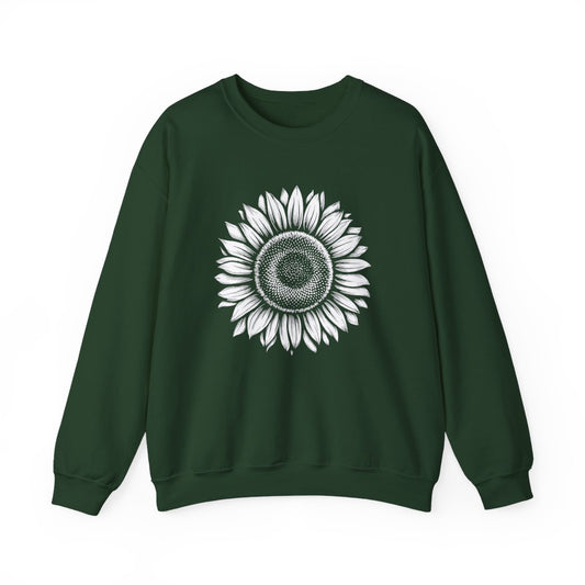 Sunflower Sweatshirt - Floral Nature Gift for Women - t81a25