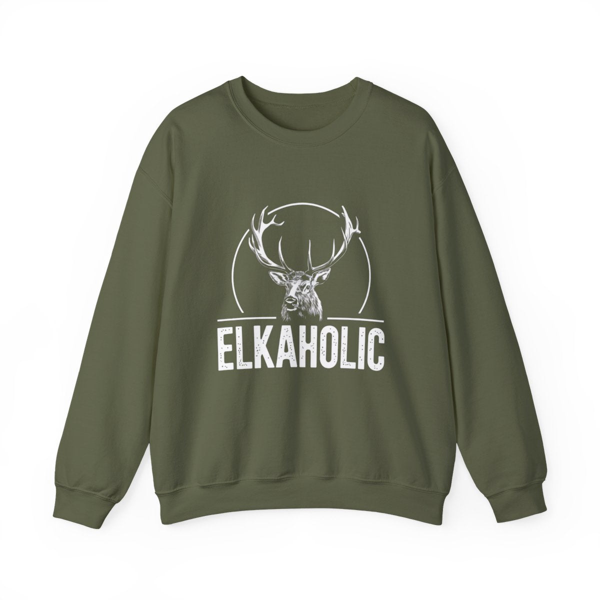 ElkAholic Funny Elk Hunter Sweater - t17a25