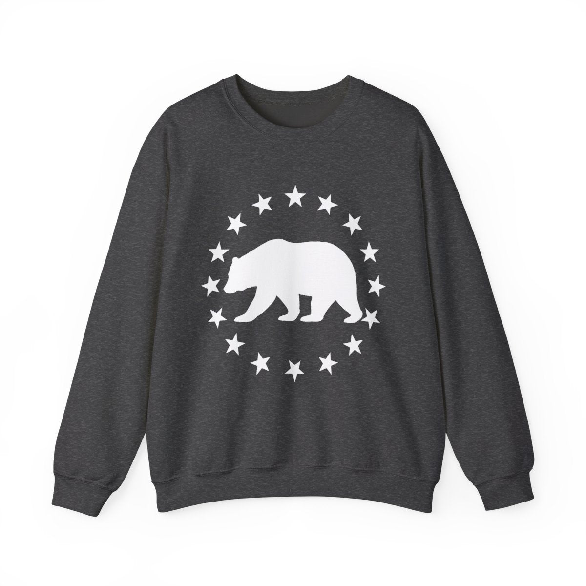 Bear and Stars Patriotic Sweatshirt for Outdoor Lovers - t427a25
