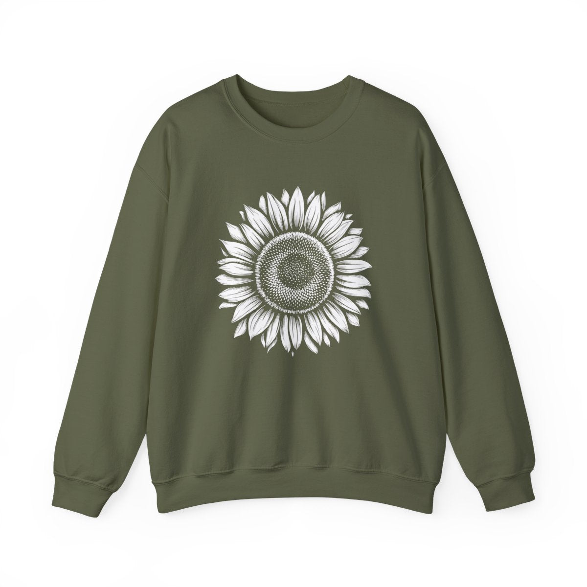 Sunflower Sweatshirt - Floral Nature Gift for Women - t81a25