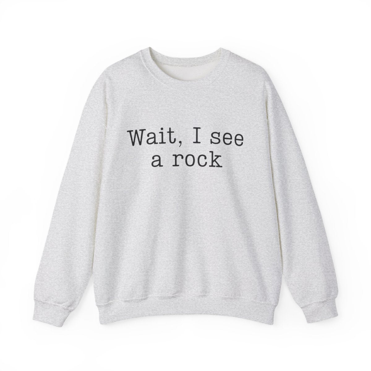 Wait I See a Rock Funny Hiking Sweatshirt - t420a25