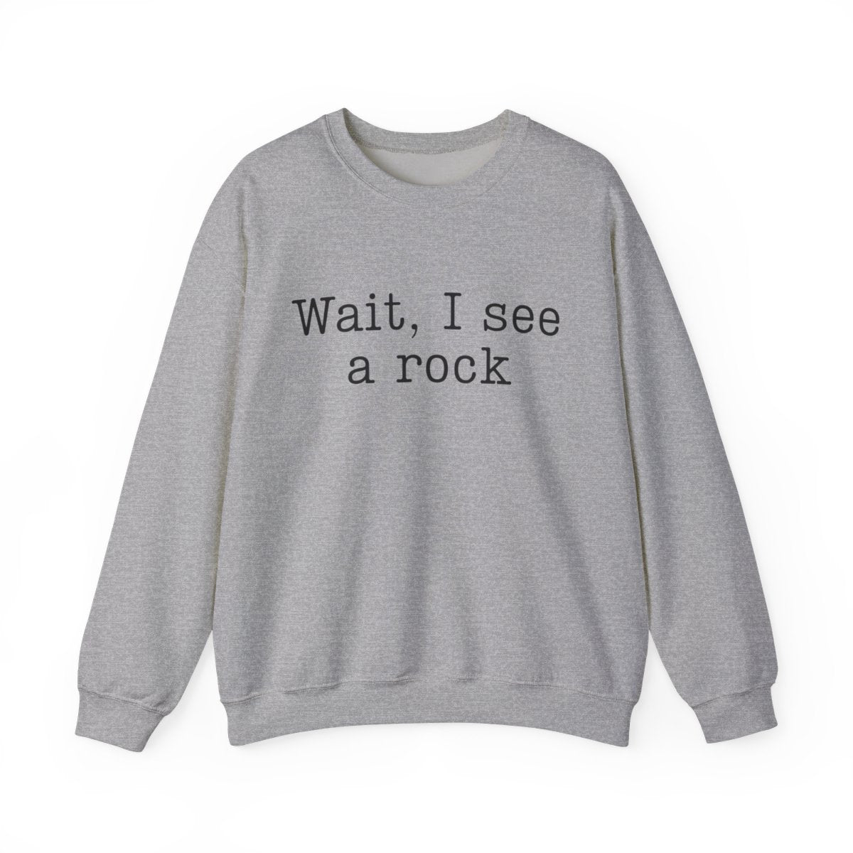 Wait I See a Rock Funny Hiking Sweatshirt - t420a25
