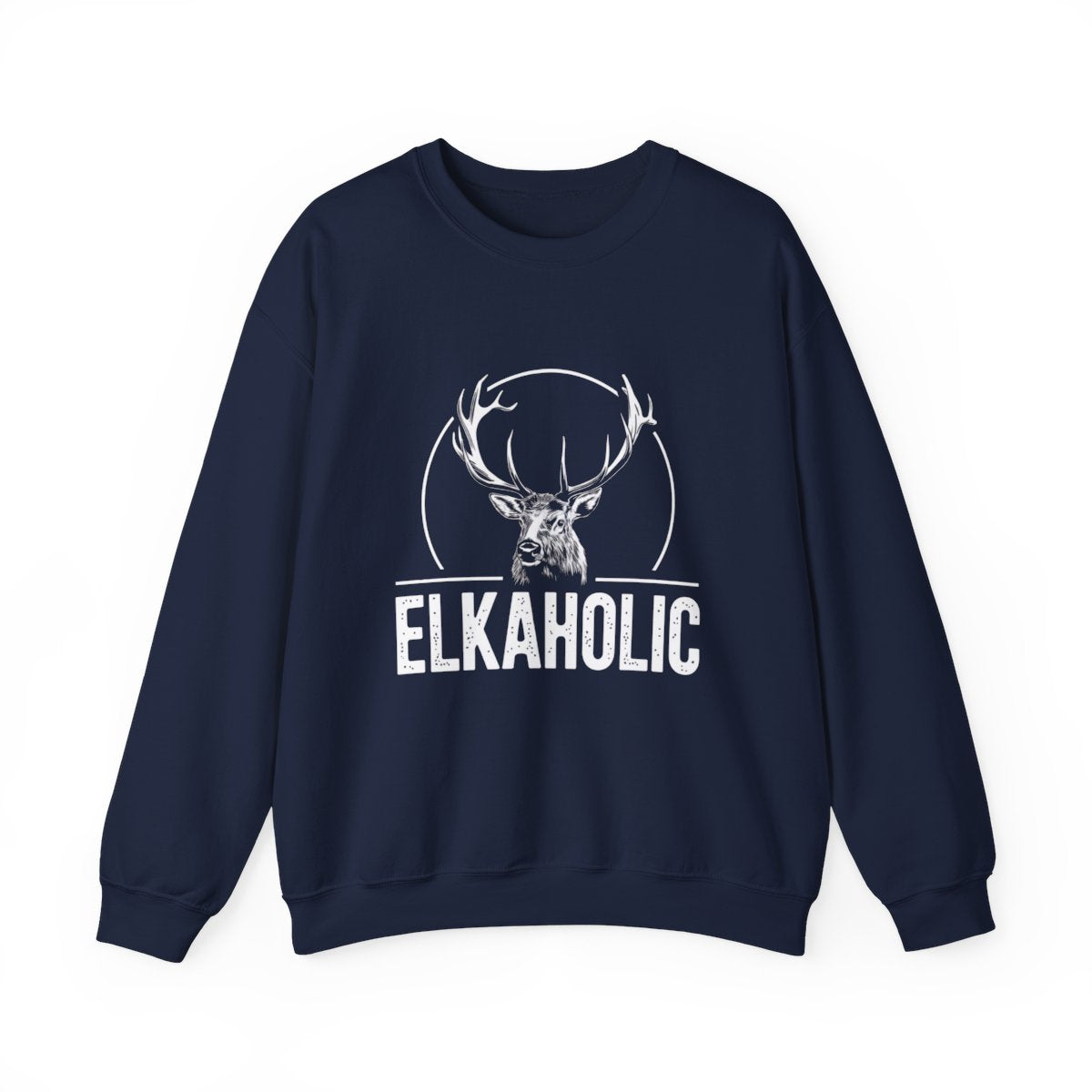 ElkAholic Funny Elk Hunter Sweater - t17a25